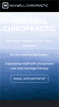 Mobile Screenshot of maxwellchiropractic.com